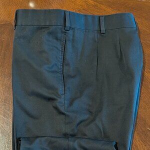 LNWOT Lutwyche Savile Row Handmade Bespoke Black Wool Pants Trousers W33 x L29